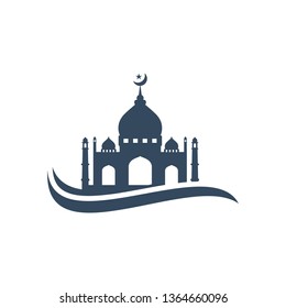 Mosque icon vector Illustration design template