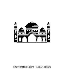 Mosque icon vector Illustration design template