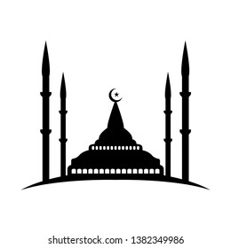 Mosque icon vector Illustration design template