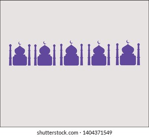 Mosque icon vector Illustration design template. eps.10