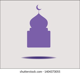 Mosque icon vector Illustration design template. eps.10