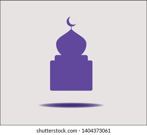 Mosque icon vector Illustration design template. eps.10