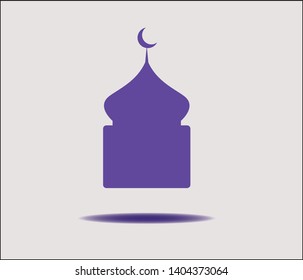 Mosque icon vector Illustration design template. eps.10