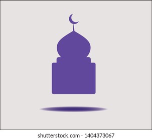 Mosque icon vector Illustration design template. eps.10