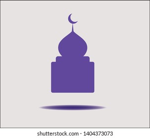 Mosque icon vector Illustration design template. eps.10