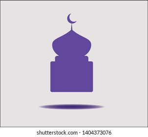 Mosque icon vector Illustration design template. eps.10