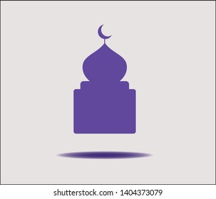 Mosque icon vector Illustration design template. eps.10