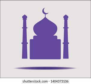 Mosque icon vector Illustration design template. eps.10