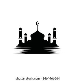 Mosque icon vector Illustration design template