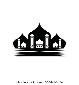 Mosque icon vector Illustration design template