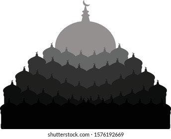 Mosque icon vector Illustration design template