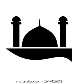 mosque icon vector illustration design template