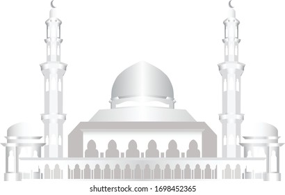 Mosque icon vector Illustration design template