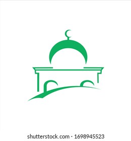 Mosque icon vector Illustration design template