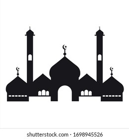 Mosque icon vector Illustration design template