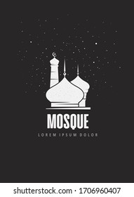 Mosque icon vector Illustration design template