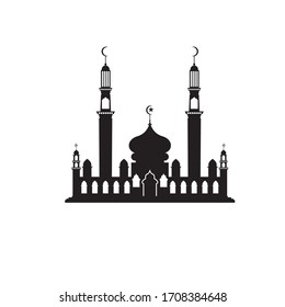 Mosque icon vector Illustration design template