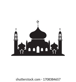 Mosque icon vector Illustration design template