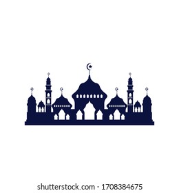 Mosque icon vector Illustration design template