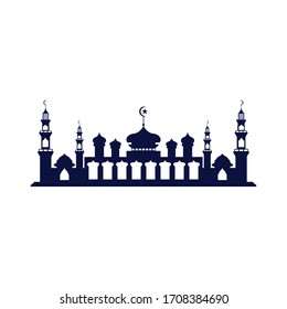 Mosque icon vector Illustration design template