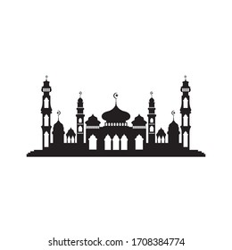 Mosque icon vector Illustration design template