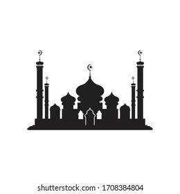 Mosque icon vector Illustration design template