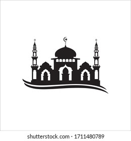 Mosque icon vector Illustration design template