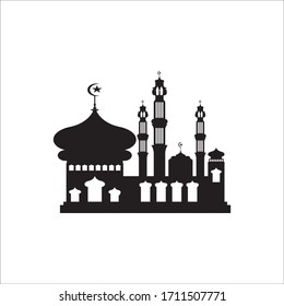  Moschee-Vektorillustration-Illustrations-Design-Vorlage