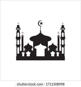 Mosque icon vector Illustration design template