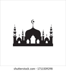 Mosque icon vector Illustration design template