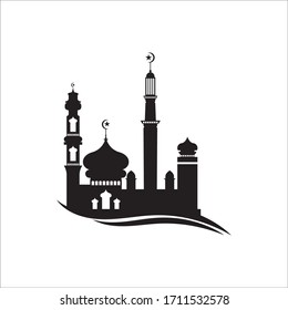 Mosque icon vector Illustration design template