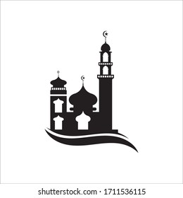 Mosque icon vector Illustration design template
