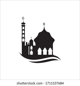 Mosque icon vector Illustration design template