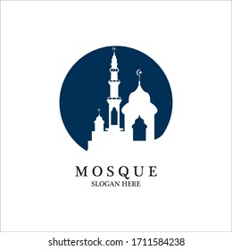 Mosque icon vector Illustration design template