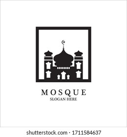 Mosque icon vector Illustration design template