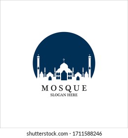  Moschee-Vektorillustration-Illustrations-Design-Vorlage