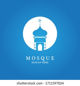 Mosque icon vector Illustration design template