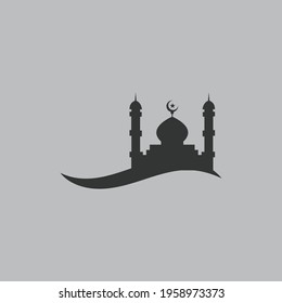 Mosque icon vector Illustration design template