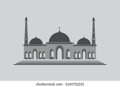 Mosque icon vector Illustration design template