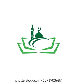 Mosque icon vector Illustration design template	