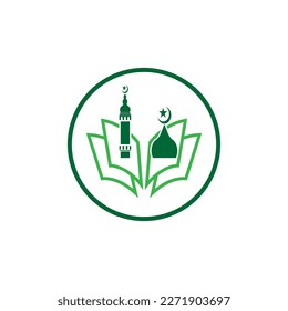 Mosque icon vector Illustration design template	