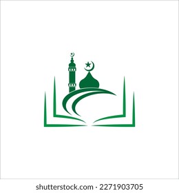 Mosque icon vector Illustration design template	