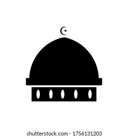 the mosque icon vector illustration logo template