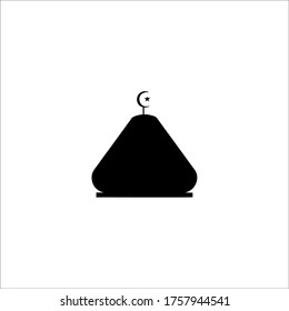 the mosque icon vector illustration logo template