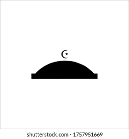 the mosque icon vector illustration logo template