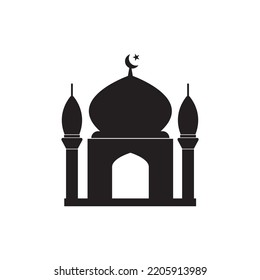 mosque icon vector illustration logo design