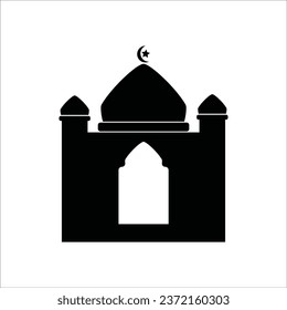 mosque icon vector illustration logo design