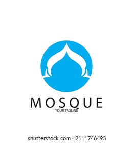 mosque icon vector illustration template design