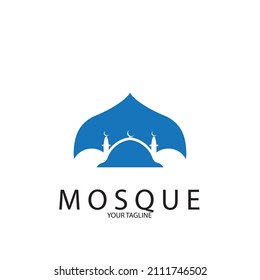 mosque icon vector illustration template design