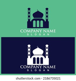 mosque icon vector illustration template design